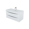Тумба с умывальником, подвесная, 100 см, белая, Cloud, IDDIS, CLO10W1i95K