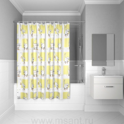 Штора для ванной IDDIS Promo P26PV11i11 180х180