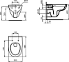 Унитаз подвесной Ideal Standard I.life A T471601