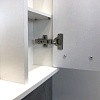 Мебель для ванной Comforty Модена М 60, напольная, белая матовая с раковиной Quadro 60 