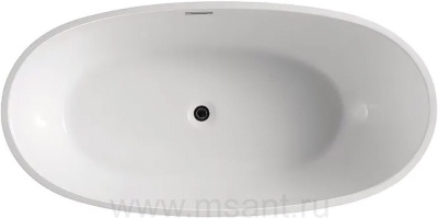 Ванна акриловая Azario LEEDS 169х85 с сифоном и металлической рамой