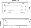 Акриловая ванна Marka One (1MarKa) Pragmatika 193-170х80 c возможностью обрезки нужного размера