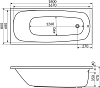 Акриловая ванна Excellent Layla 180x80