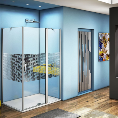 Душевой уголок Good Door Fantasy WTW+SP-F-CH 120x90