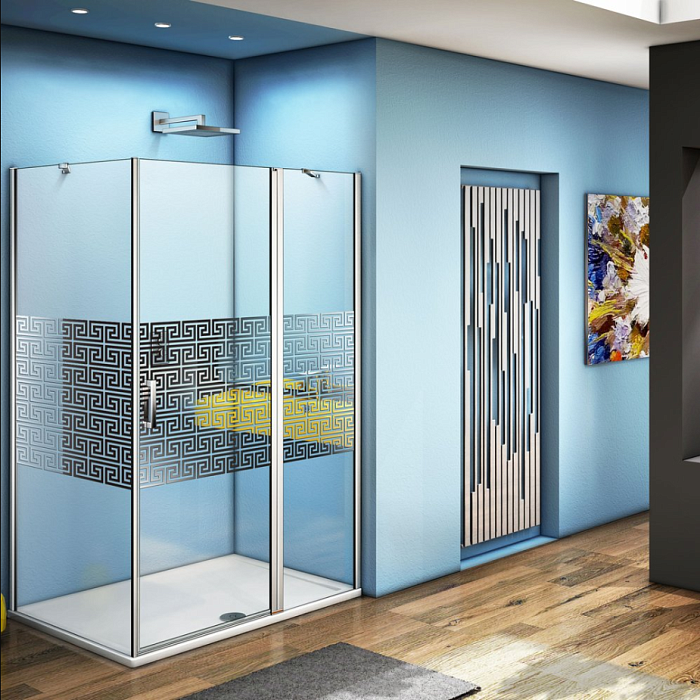 Душевой уголок Good Door Fantasy WTW+SP-F-CH 120x90