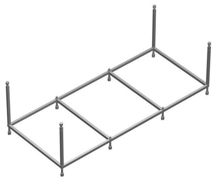 Каркас для ванны Vagnerplast 120x70