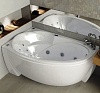 Акриловая ванна Акватек Бетта 170x97 L, с каркасом,фронтальным экраном, сливом-переливом