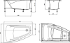 Акриловая ванна Roca Hall Angular ZRU9302864 150x100 L (левая)