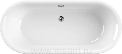 Акриловая ванна Cezares Metauro Central 180x80