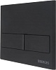 Комплект Berges NOVUM525, кнопка L5 Soft Touch черная, унитаз EGO Rimless, сиденье Toma SO