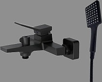 Смеситель для ванны с душем Haiba HB60818-7 черный