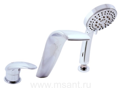 Смеситель Rav Slezak Dunaj D461.5Y на борт ванны