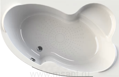 Акриловая ванна Vannesa (Radomir) Ирма 2 150x100 R, с опорной рамой