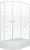 Душевой уголок Triton Коралл Щ0000068952 R 120х80 см, Белый, Мозаика с поддоном