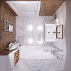 Акриловая ванна 1ACReal (Triton) Gamma 120x70