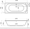 Акриловая ванна Excellent Oceana Slim WAEX.OCE17WHS 170x75