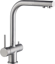 Смеситель Timo Saona 2356/18FL для кухонной мойки, черное золото