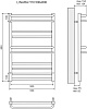 Полотенцесушитель водяной Lemark Linara П10 50x80