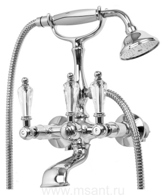 Смеситель Cezares Diamond DIAMOND-VD-01-Sw для ванны с душем