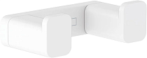 Крючок Hansgrohe AddStoris 41755700 двойной, матовый белый