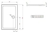 Поддон для душа Radaway Doros D80x90