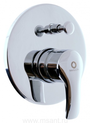 Смеситель Rav Slezak Rio R186 С ВНУТРЕННЕЙ ЧАСТЬЮ для ванны с душем