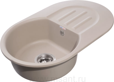 Мойка кухонная GranFest Smart SM 685L песок
