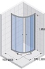 Душевой уголок Riho Hamar GR35200 100x100 см