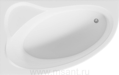 Акриловая ванна Aquatek Фиджи 170х110 L