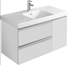 Мебель для ванной Jacob Delafon Odeon Up EB891RU-J5 белый блестящий, 2 ящика, 1 дверца