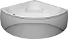 Акриловая ванна Aquanet Vitoria 130x130 с каркасом