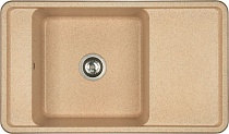 Мойка кухонная AQUATON Беллис 87 песочная