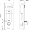 Комплект AM.PM Start I012703.0251 с клавишей хром