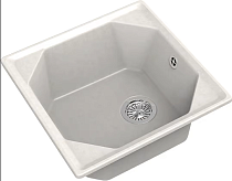 Мойка кухонная GranFest Unique U-500 белая