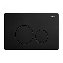 Кнопка смыва ABBER AC0121MB черная матовая