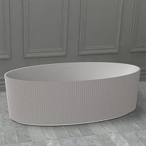 Ванна из искусственного камня ABBER Stein AS9627 белая матовая