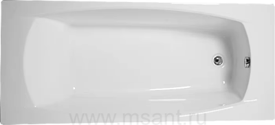 Акриловая ванна Marka One (1MarKa) Pragmatika 173-155x75 c возможностью обрезки нужного размера