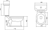 Унитаз-компакт BelBagno Boheme BB115CPR
