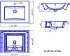 Мебель для ванной Comforty Модена М 60, напольная, белая матовая с раковиной Quadro 60 