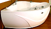 Акриловая ванна Radomir Филадельфия 170x170 с опорной рамой, сливом-переливом