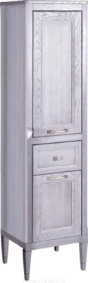 Шкаф-пенал ASB-Woodline Гранда 40 R, серый
