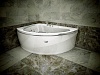 Акриловая ванна Radomir Альбена 168х120 L, с опорной рамой и подголовником