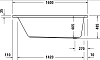 Акриловая ванна Duravit D-Neo 160x70