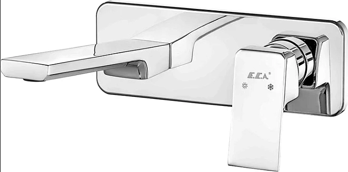 Смеситель E.C.A. Tiera 102167605EX-K для раковины, хром