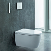 Унитаз подвесной Duravit ME by Starck 2510092000 безободковый с крышкой биде