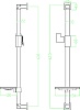 Душевая штанга Lemark LM8069C