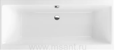 Акриловая ванна Excellent Pryzmat Slim WAEX.PRY17WHS 170x75
