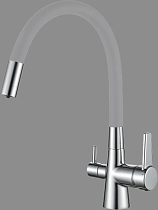 Смеситель для кухни Haiba HB76858-3 пепельный