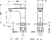 Смеситель для раковины Lemark Nero LM0206C