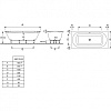 Ванна из искусственного камня Jacob Delafon Odeon Rive Gauche E6D152-00 170x75